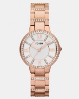 Fossil Virginia Stainless Steel Watch Rose Gold Photo