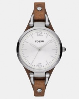 Fossil Georgia Leather Watch Brown Photo