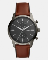 Fossil Townsman Leather Watch Brown Photo