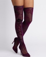 PLUM Delacey Over The Knee Stocking Boot Purple Photo