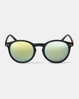CHPO Mavericks Sunglasses Black/Green Yellow Mirror Photo