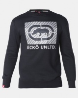 ECKO Unltd Colourblock Sweatshirt Black ECKO Unltd Colourblock Sweatshirt Black Photo