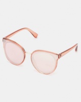 New Look Reflective Cat Eye Sunglasses Pink Photo