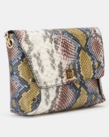 New Look Faux Snake Chain Strap Crossbody Bag Multi-coloured Photo