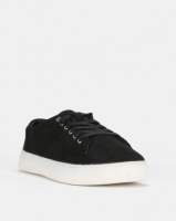 New Look Will Cord Trainer Black Photo