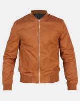 New Look Classic Bomber Jacket Brown Photo