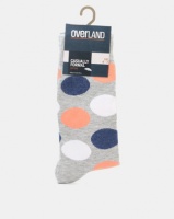 Overland Formal Ladies Big Polka Dot Socks Multi Photo