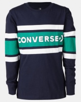 Converse 2 Tone Graph Strip Long Sleeve Obsidian T-shirt Photo