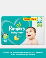 Pampers Active Baby Maxi Plus Giant Pack 70 Twin Pack Photo