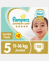 Pampers Premium Care Junior Jp 2X56 Twin Pack Photo