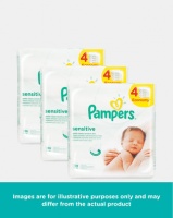 Pampers Baby Wipes Sensitive 4'S 56 Bulk Pack by Photo