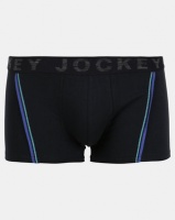 Jockey 2 Pack Print Bodyshorts Black/Turq Photo