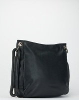 Bossi Fossil Leather Sling Bag Black Photo