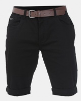 Smith & Jones Black Hernsby Belted Chino Short Photo