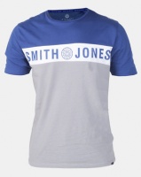 Smith & Jones Sodalite Blue Blocked T-shirt Photo