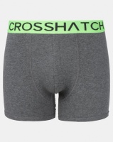Crosshatch 3 Pack Tresco Printed Bodyshorts Grey/Green Photo