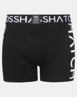 Crosshatch 3 Pack Holkham Printed Bodyshorts Black Photo