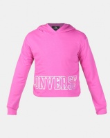 Converse Cropped DK Active Hoodie Fuchsia Photo