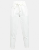 New Look High Waist Tapered Trousers White Photo