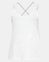 New Look Cross Back Cami Off White Photo