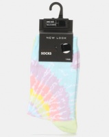 New Look Pastel Tie Dye Socks Multicoloured Photo