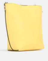 New Look Suedette Resin Chain Bucket Bag Yellow Photo