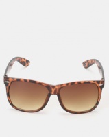 New Look Faux Tortoiseshell Sunglasses Dark Brown Photo