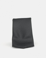 New Look Recycled High Shine Skinny Tie Black Photo