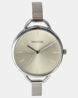 Digitime Chiffon Watch Silver-tone Photo