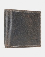 Bossi Small Bill Fold Wallet With Stitch Detail Brown Photo