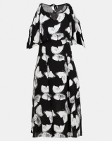 Assuili William de FayeÂ® Special Design Printed Midi Dress Black Photo