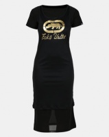 ECKO Unltd Mesh Twofer Dress Black ECKO Unltd Mesh Twofer Dress Black Photo