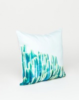 Utopia Field of Cactus Scatter Cushion White/Green Photo