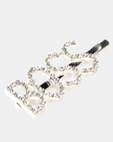 You I You & I Boss Silver Diamante Hair Slide Photo