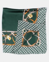 You I You & I Classic Print Green Silky Touch Scarf Photo