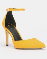 Call It Spring ICONISS High Heeled Ankle Strap Pump Yellow Photo