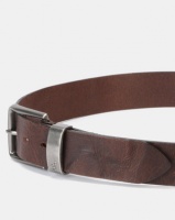 Polo Belts Roland 40mm Crushed Brown Leather Belt Photo