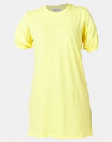 Ivyrevel Puff Sleeve Ivy Tshirt Dress Yellow Photo