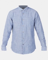JCrew Vertical Stripe Long Sleeved Shirt Blue Photo