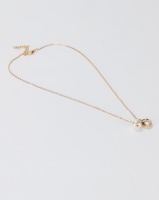 Jewels and Lace Gold Pearl Shell Necklace Photo