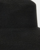 Miss Maxi Classic Straw Hat Black Photo