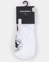 Converse CHN 3 Pack Basic INV Wordmark Socks White Photo