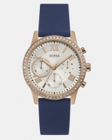 Guess Solar Silicone Strap Watch Blue Photo