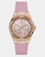 Guess Limelight J Lo Silicone Strap Watch Pink Photo