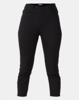 Utopia Mom Fit Jeans With Elastic Black Photo