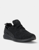 Pierre Cardin Sporty Knit Sneakers Black Photo