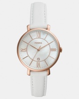 Fossil Jacqueline Leather Watch White Photo