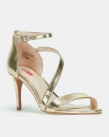 Bata Red Label Strap Detail Heels Gold Photo