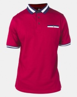 JCrew Plain Mercerized Cotton Golfer Burgundy Photo