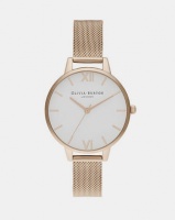 Olivia Burton Demi Dial Pale RG Mesh Watch White/Gold Photo